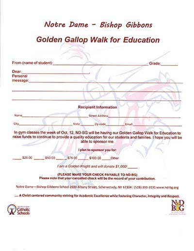 Golden Gallop Walk for Education