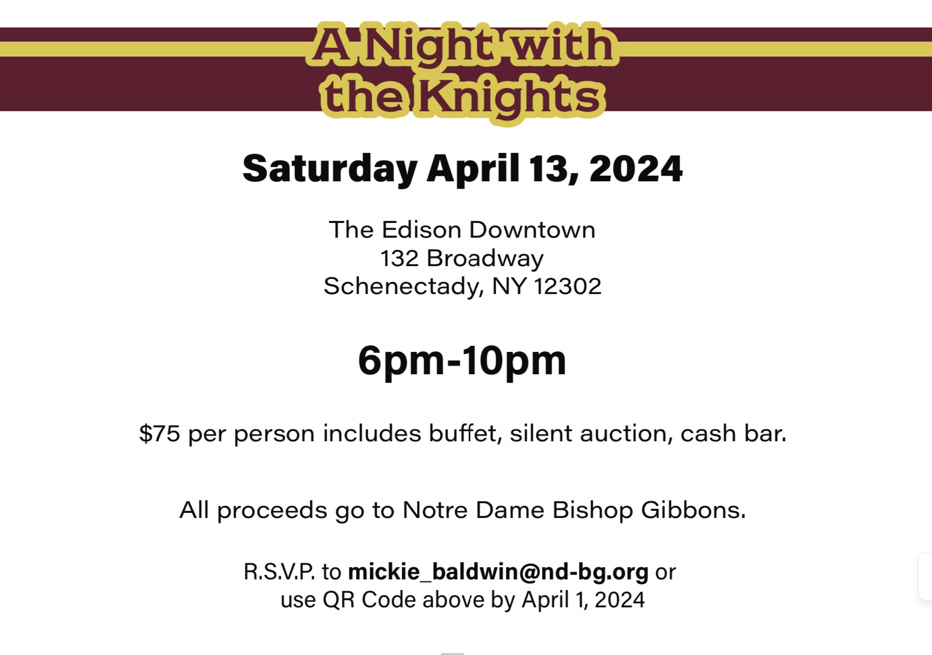 Make Plans to Join us at the NDBG Auction